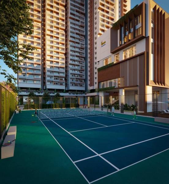 Lawn Tennis Court amenities of Lansum El Dorado