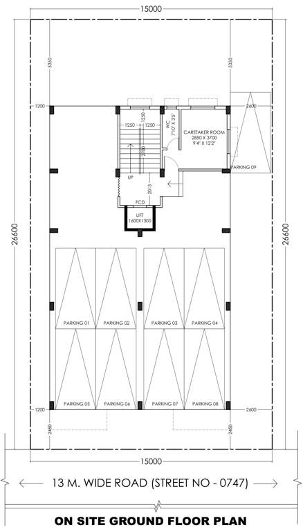  shakti co operative housing society ltd Shakti Co Operative Housing Society Ltd Cluster Plan for ground Floor