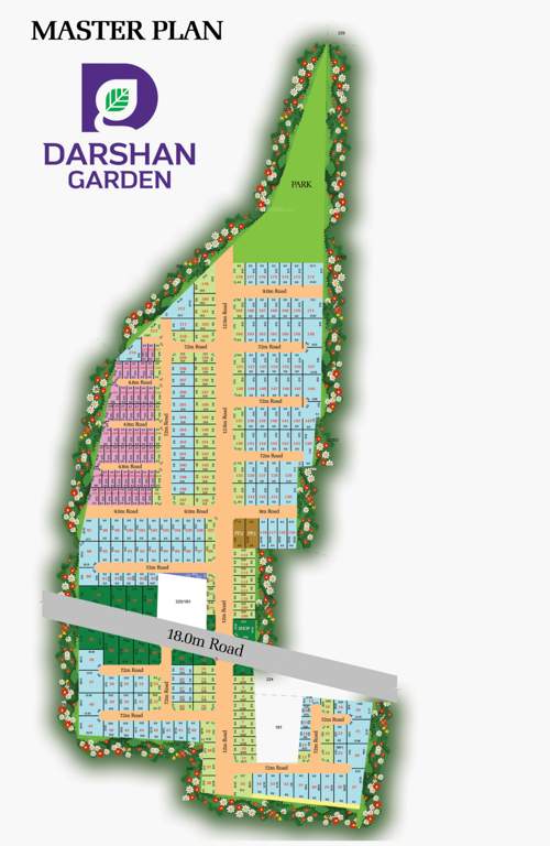  darshan garden Layout Plan