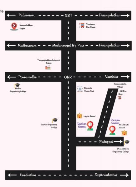  darshan-garden Location Plan