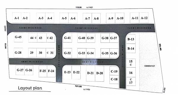 Layout Plan malbar-hill Layout Plan