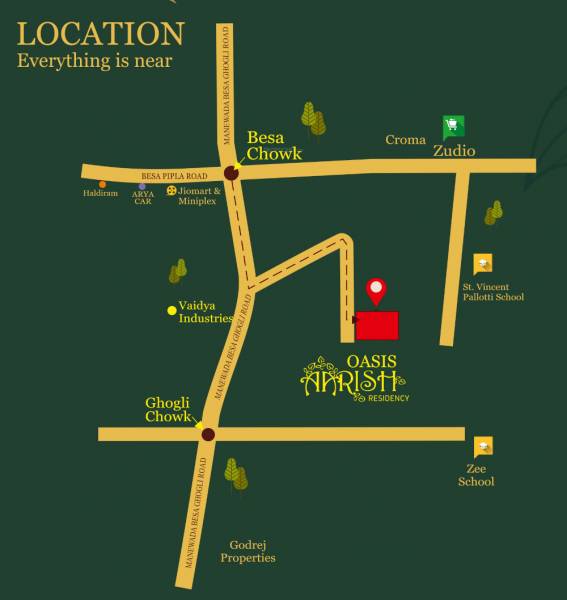  aarish-residency Location Plan