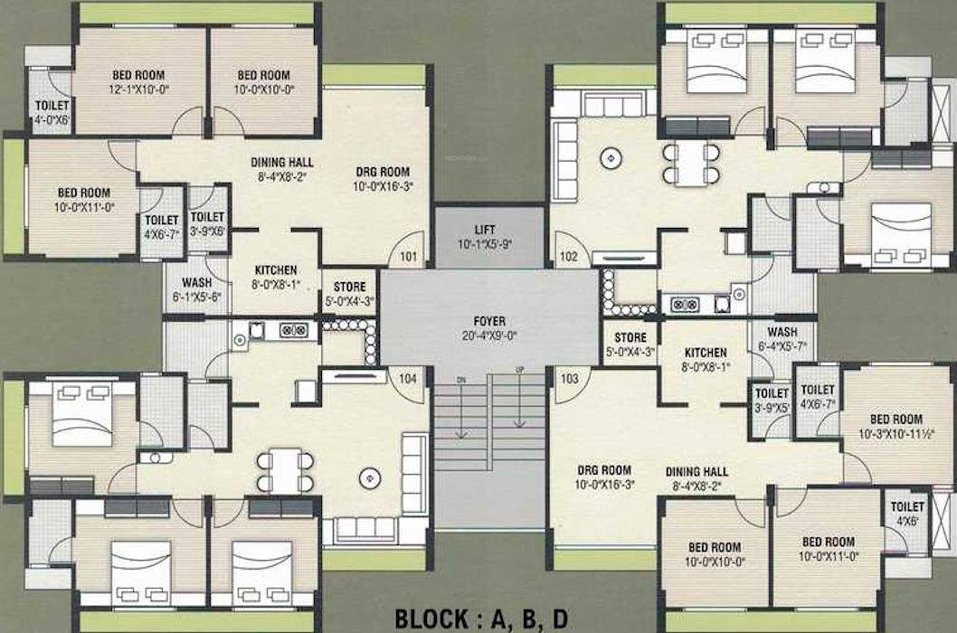  khodiyar upvan Block A,B,D Cluster Plan