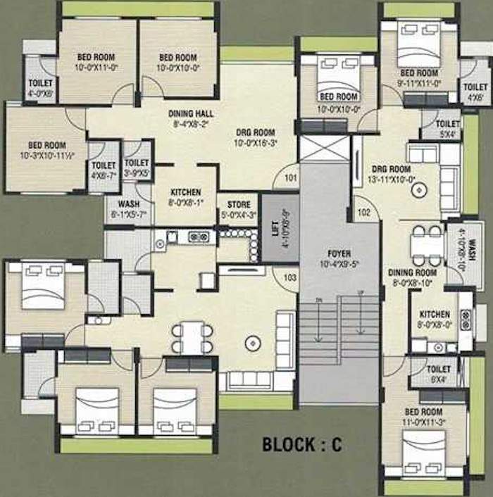  khodiyar upvan Block C Cluster Plan
