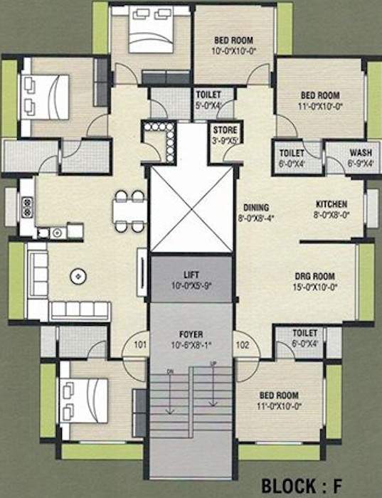  khodiyar upvan Block F Cluster Plan