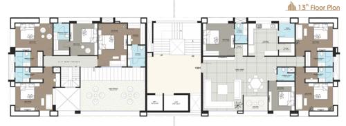 Shivam Heights Cluster Plan for 13th Floor shivam-heights Shivam Heights Cluster Plan for 13th Floor