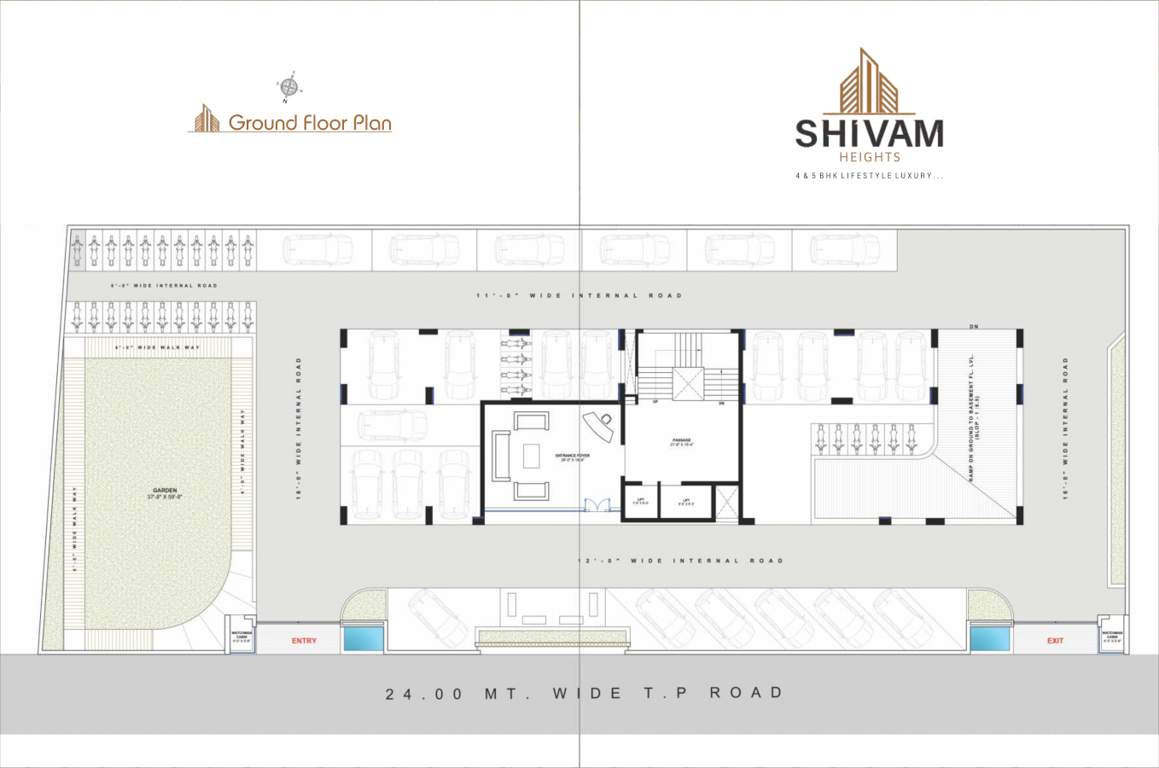 shivam heights Shivam Heights Cluster Plan for ground Floor