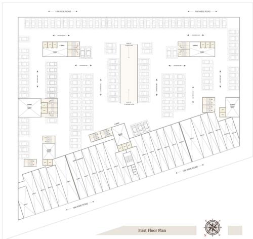  planet-6 A  to F Wing Cluster Plan for 1st Floor