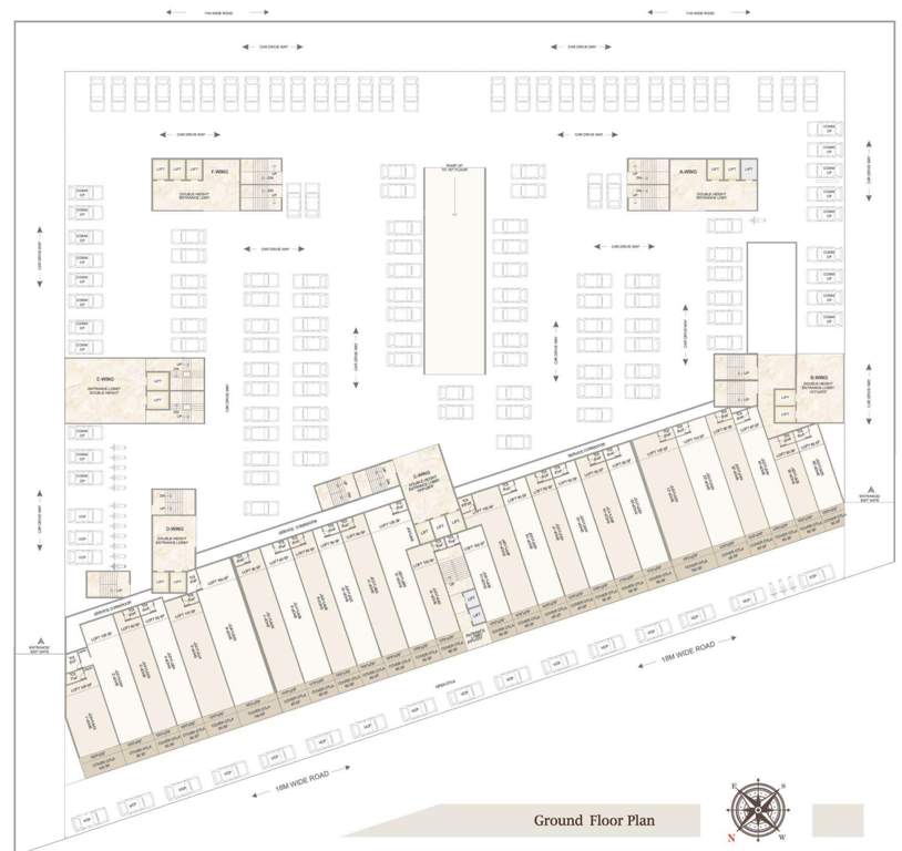  planet 6 A  to F Wing Cluster Plan for ground Floor