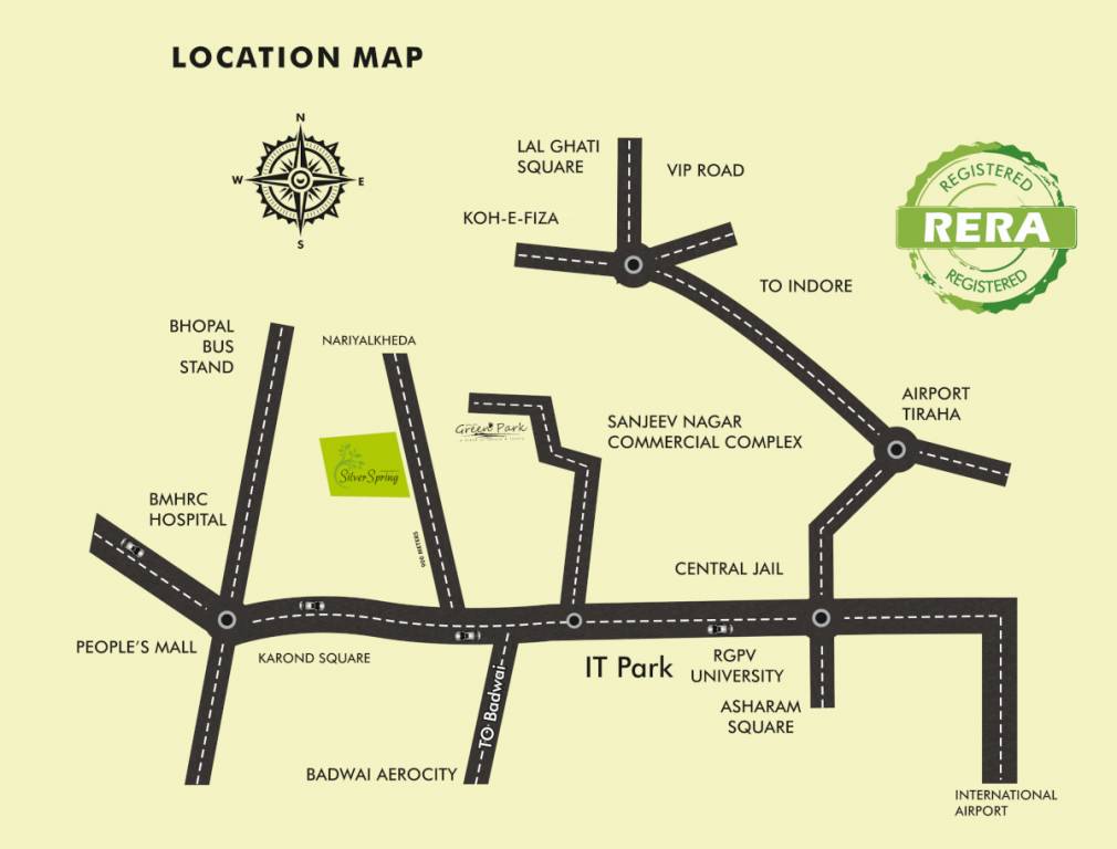 silver springs Location Plan