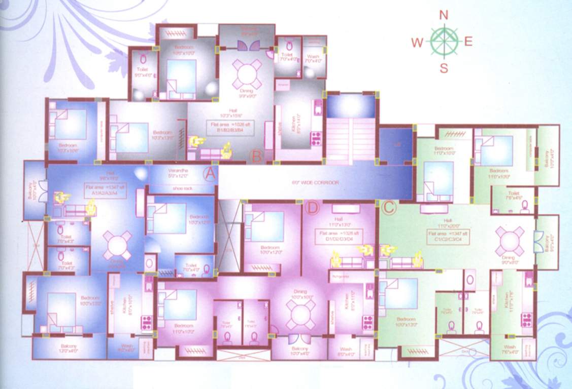 chokkantha Govis Chokkantha Cluster Plan from 1st to 4th Floor