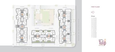  tulip Block A to Block H Cluster Plan for 1st Floor