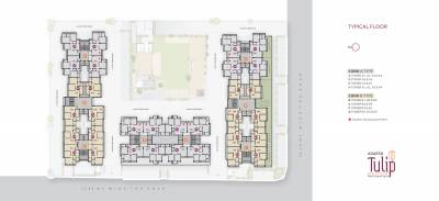  tulip Block A to Block H Typical Cluster Plan