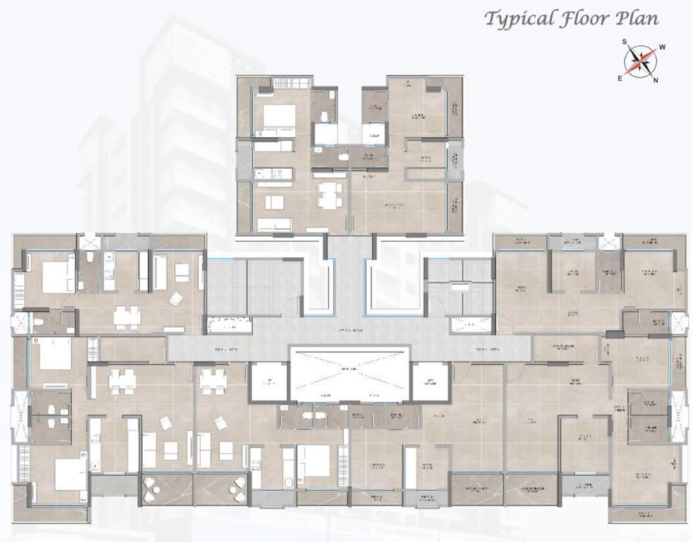  shweta heights Typical Cluster Plan