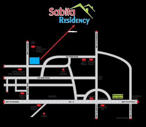 Location Plan sabita-residency Location Plan