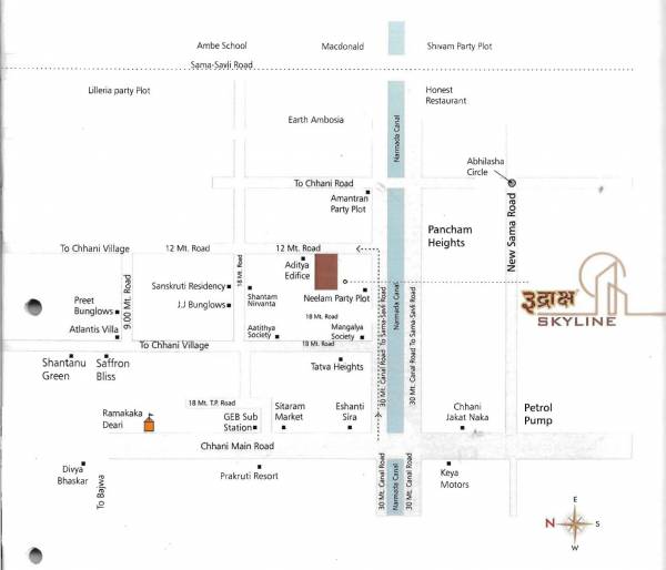 Location Plan rudraksh-skyline Location Plan