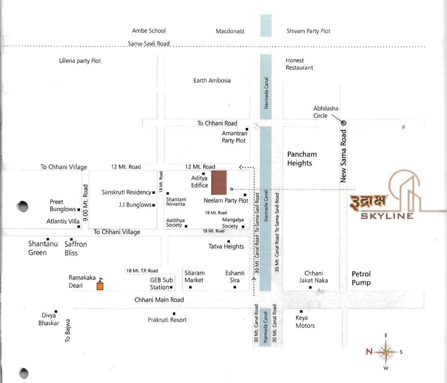  rudraksh skyline Location Plan