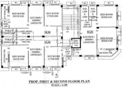  shantineer Shantineer Cluster Plan from 1st to 2nd Floor