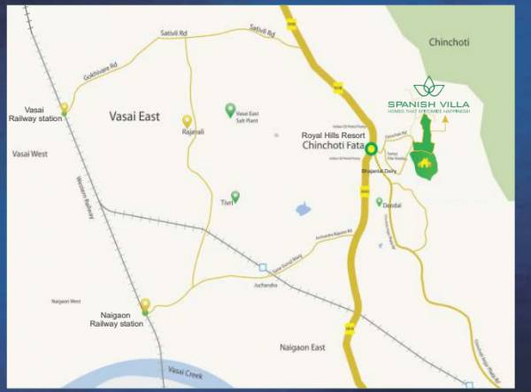  spanish-villa Location Plan