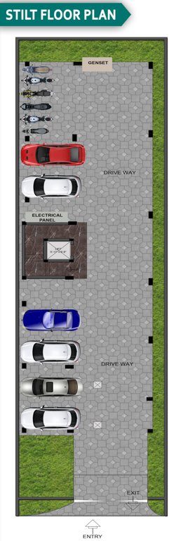  aadarsh Aadarsh Cluster Plan For Ground Floor
