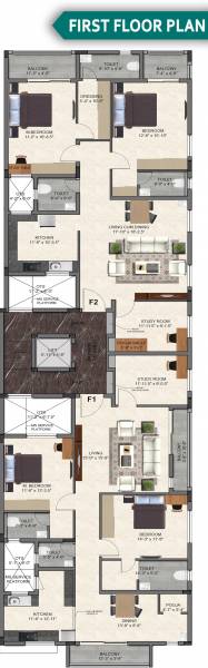  aadarsh Aadarsh Cluster PlanF for 1st Floor