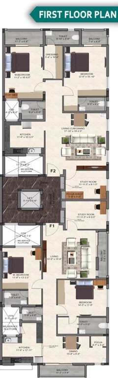  aadarsh Aadarsh Cluster PlanF for 1st Floor
