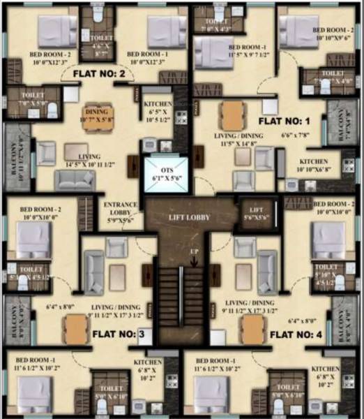  serenity Serenity Cluster Plan From 1st To 3rd Floor