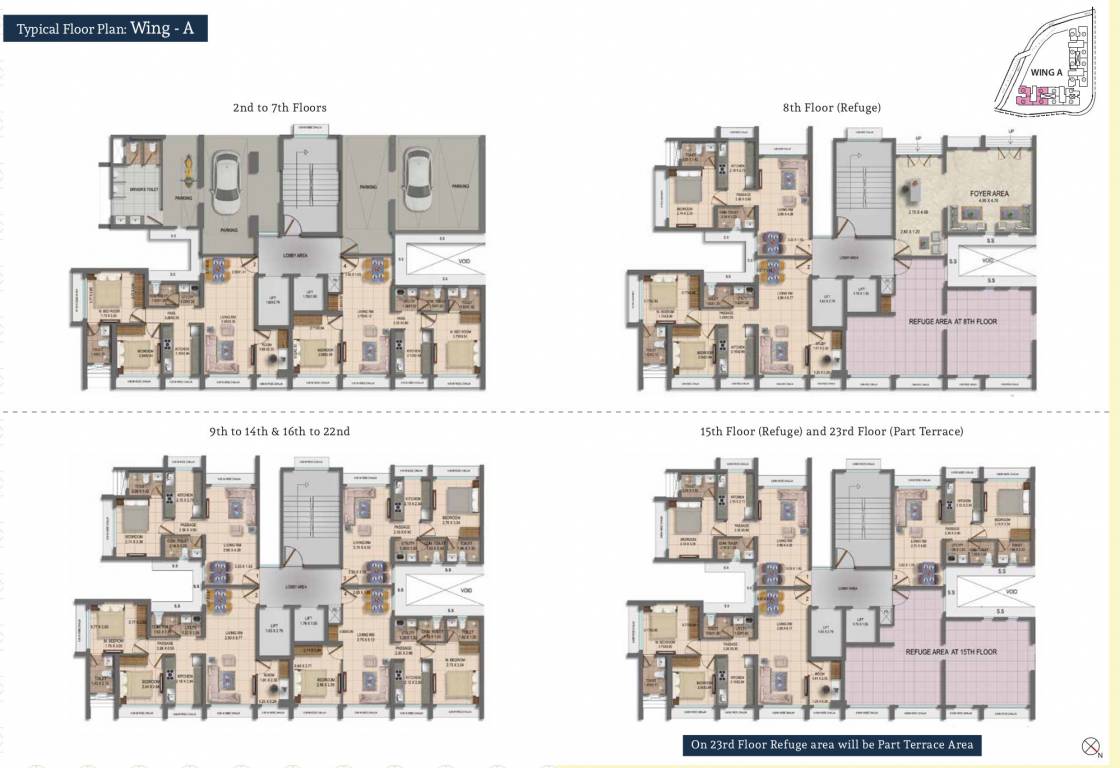  dosti oro 67 Dosti Oro 67   Wing A Cluster Plan
