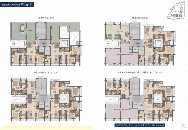  dosti-oro-67 Dosti Oro 67 - Wing B Cluster Plan