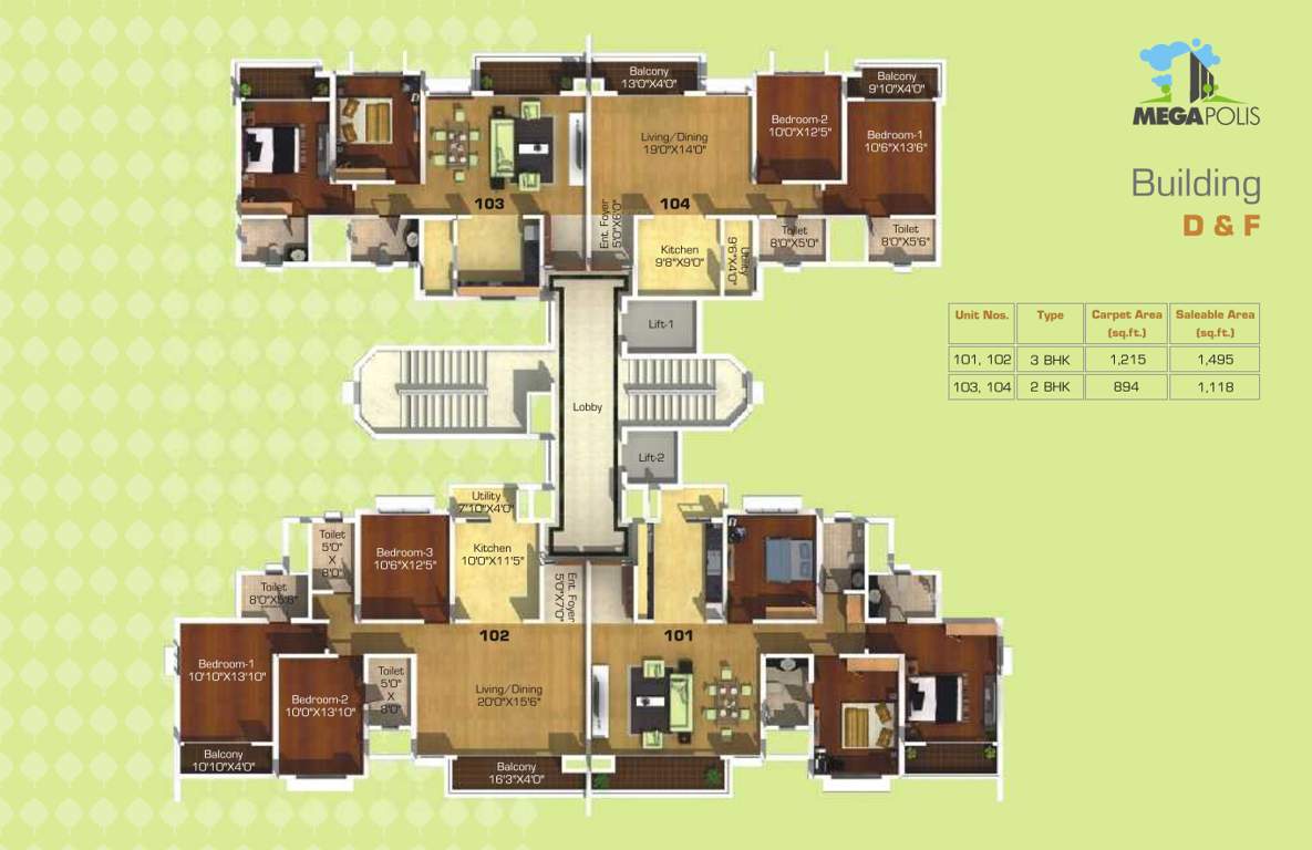 megapolis mystic f Megapolis Mystic F Cluster Plan