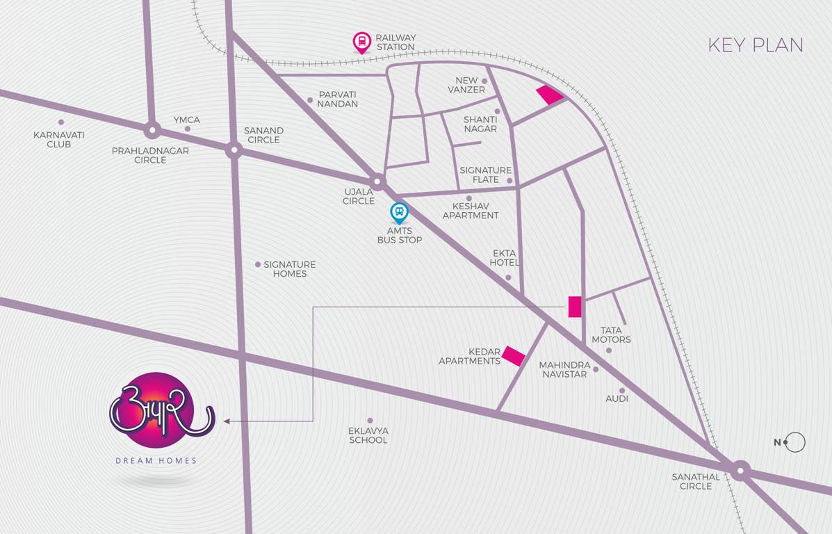  apaar dream homes Location Plan