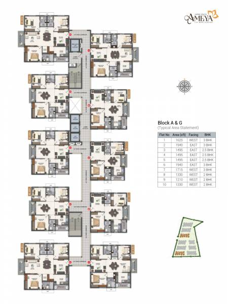  ameya Block A Cluster Plan