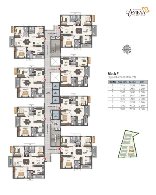  ameya Block E Cluster Plan