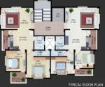  mahalaxmi-apartment-8 Mahalaxmi Apartment 8 Cluster Plan from 1st to 3rd Floor