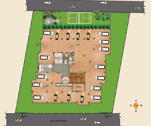  ixora-manson Tower 1 Cluster Plan for ground Floor
