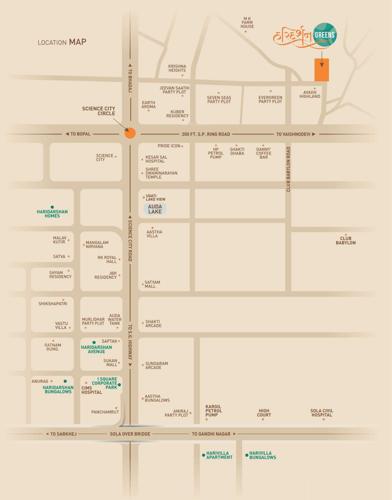  greens Location Plan