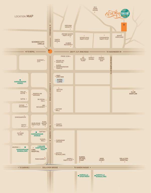  greens Location Plan