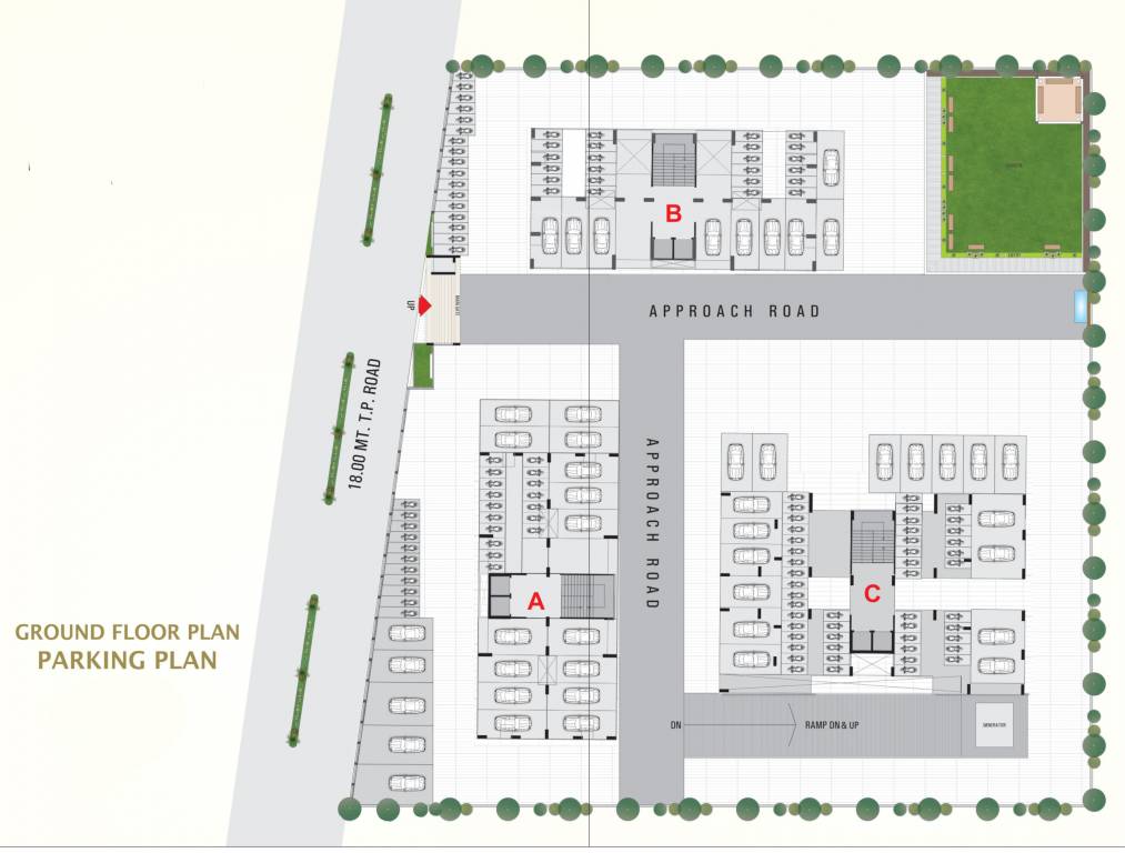 sankalp Block A Cluster Plan For Ground Floor