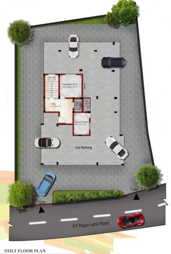  block-21-p-t-rajan-salai Block 21 P T Rajan Salai Cluster Plan for ground Floor