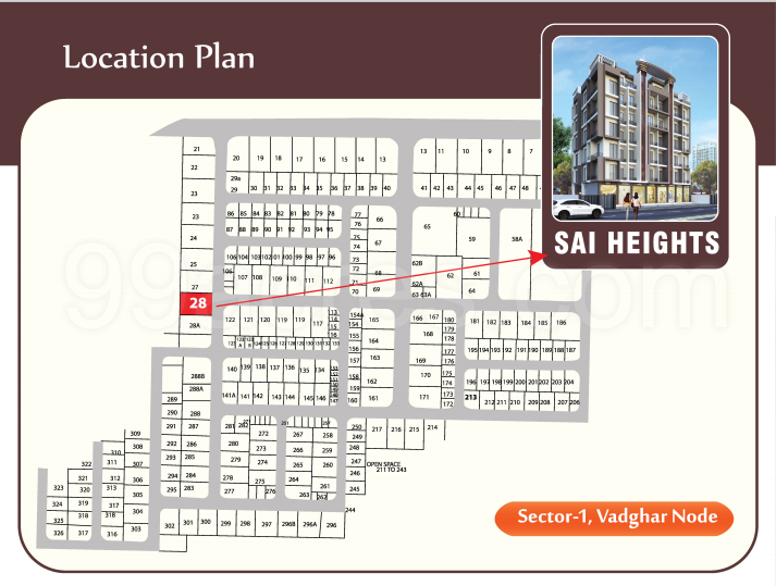  sai heights Location Plan
