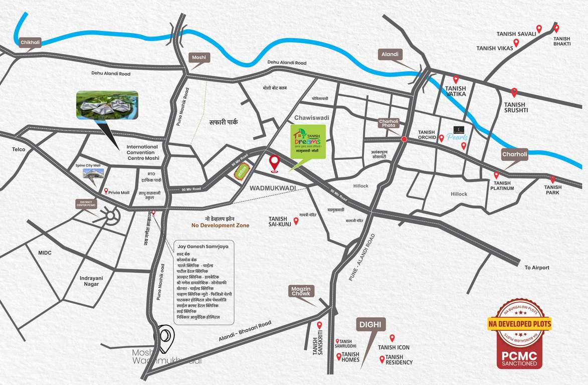  dreams a Location Plan
