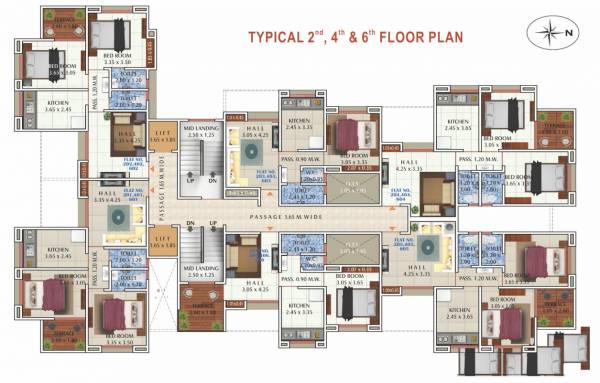  galaxy Orchid Galaxy Cluster Plan for Even Floor