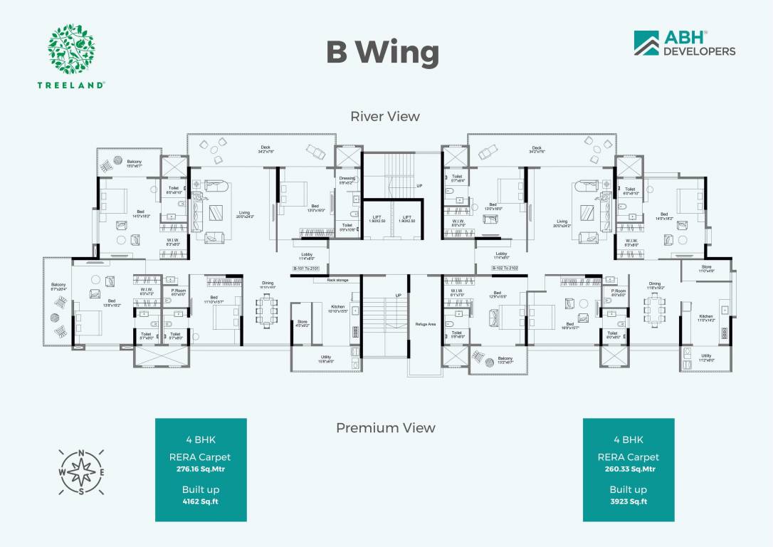  treeland Tower B Cluster Plan