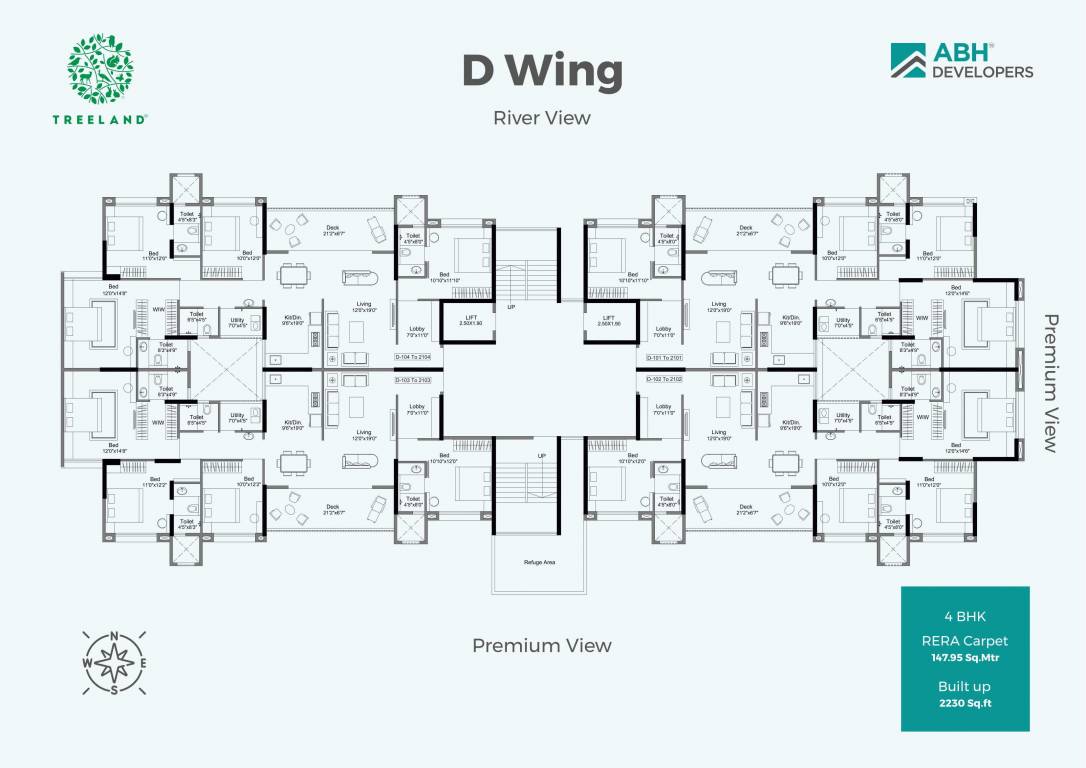  treeland Tower D Cluster Plan