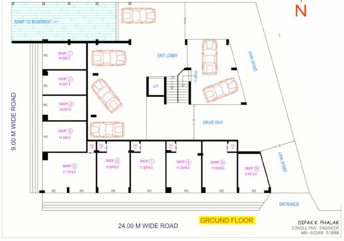  shubham Shubham Cluster Plan for ground Floor
