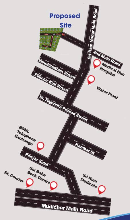  sri sai enclave Location Plan