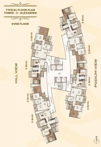  sai-world-empire Tower 2 Cluster Plan for 2nd Floor