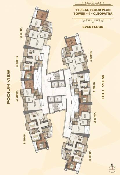  sai-world-empire Tower 4 Cluster Plan for 2nd Floor