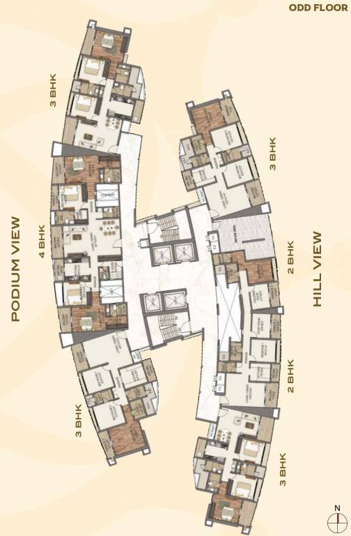  sai world empire Tower 5 Cluster Plan for 1st Floor
