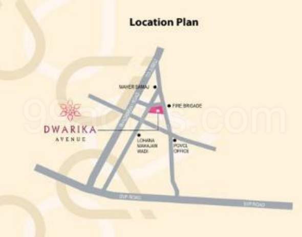 dwarika avenue Location Plan